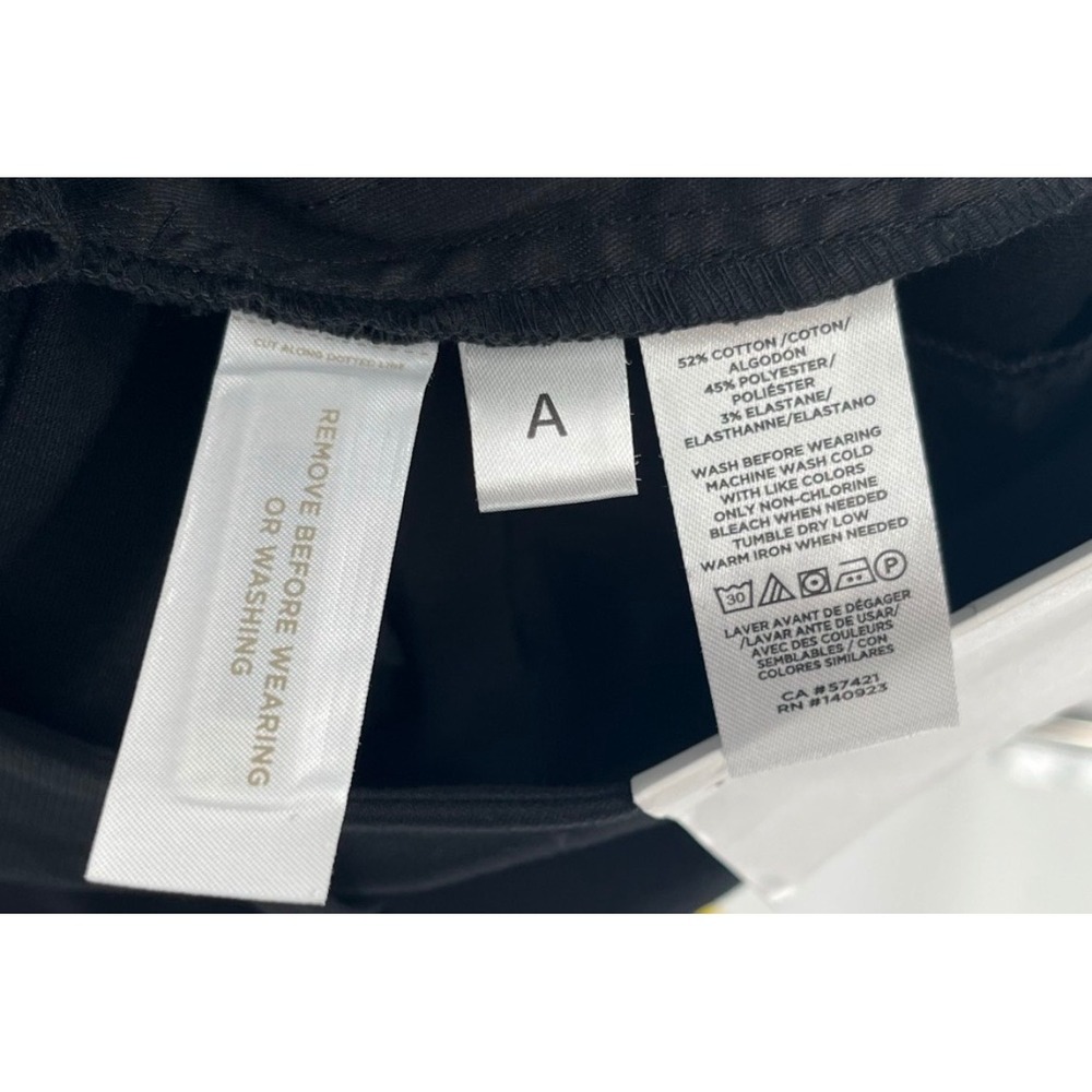 NWT LOFT The Perfect Straight Pants Women 10P Black Petite Stretch Dress Trouser - Picture 6 of 11
